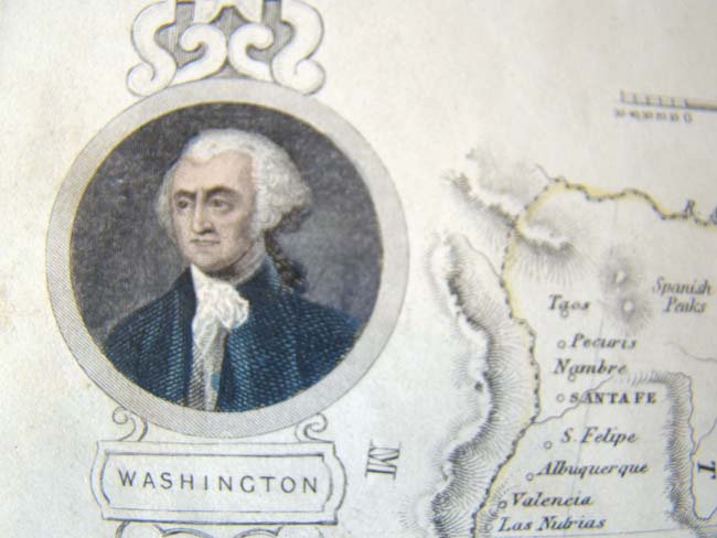 A rare small Map of the UNITED STATES published in 1850 by J & F Tallis — image 5